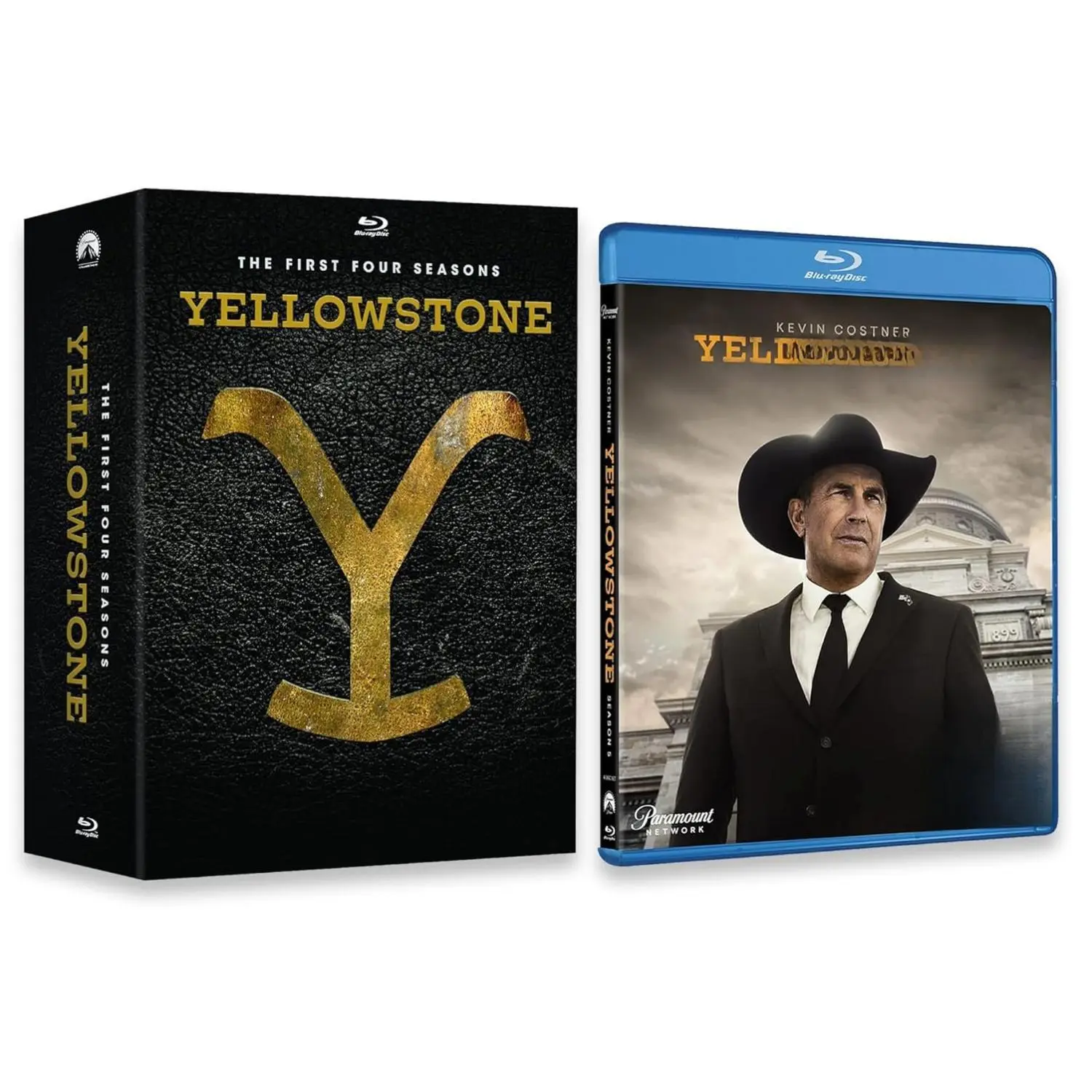 Yellowstone Complete Blu-ray TV Series Bundle: Seasons 1-5 Box Set, Starring Kevin Costner, Co-Created by Taylor Sheridan, Critically Acclaimed, With Dramatic Themes, Includes Wild Ride