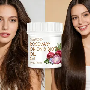 Onion Thyme Biotin Hair Cream 100g, Transform Dry Roots, Smooth and Revitalize Hair, Silky and Sleek Finish, Hair Care EssentialFor dry damaged hair treatment