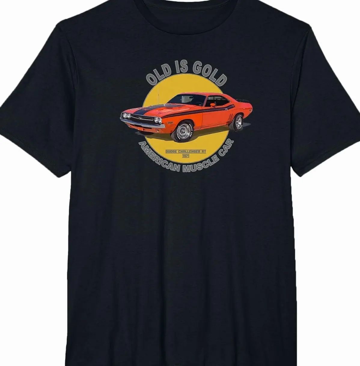 Challenger RT American Muscle Car 60s 70s Graphic T-Shirt Sweatshirt Hoodie, Car Enthusiast and Fans Gift