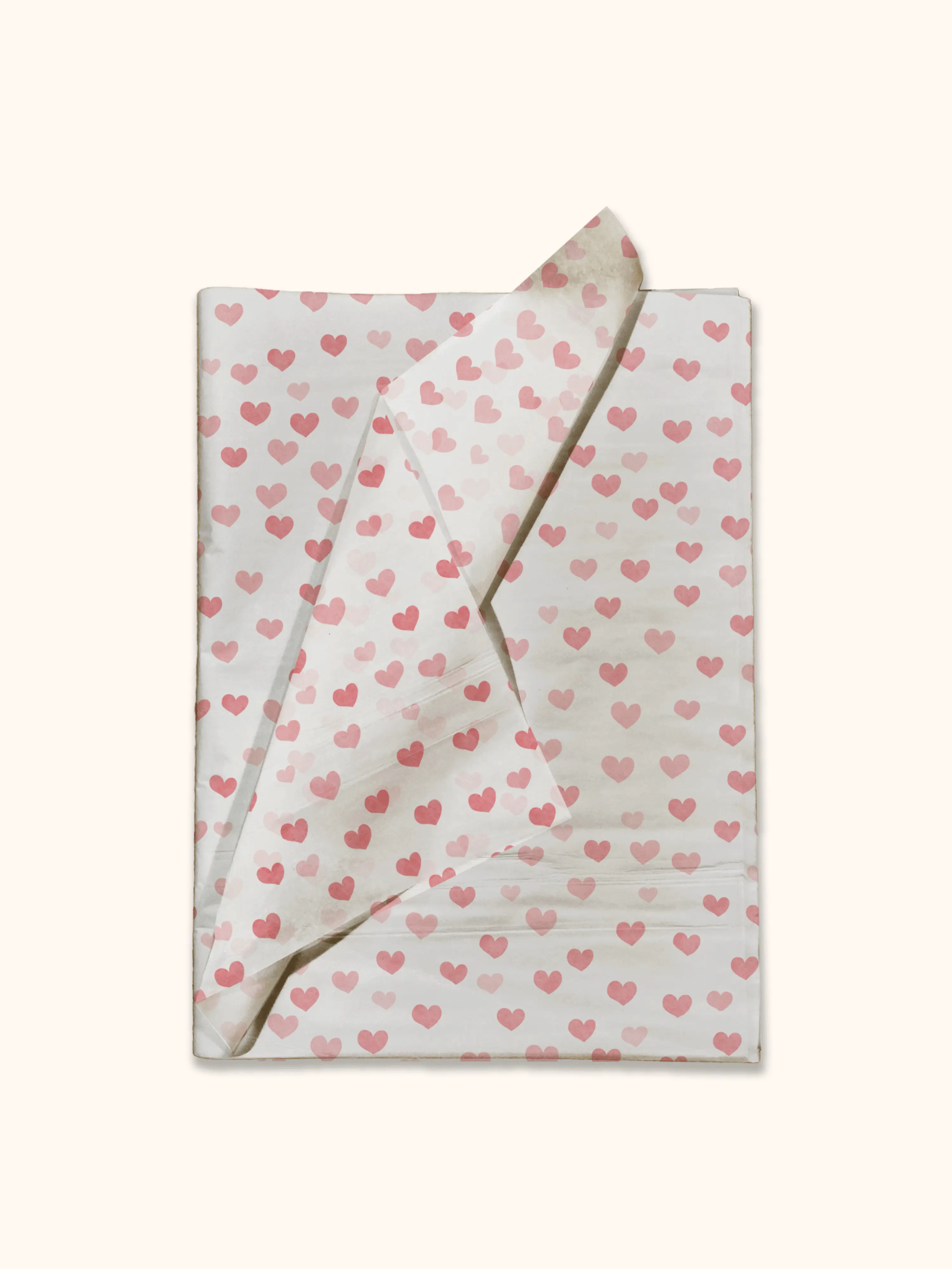 Fading Hearts 20x30 Tissue Paper – Gift Wrapping & Boutique Packaging