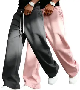 Unisex solid loose minimalist two-piece set, relaxed all-season sweatpants, versatile year-round casual sports pants, perfect for every season outdoorfun