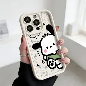New Cute for  Pochacco Phone Case Compatible with iPhone 16/15/14/13/12/11 Pro Max/Pro/Plus MiNi XR XS  - Shockproof Soft TPU Back Cover Protection Durable Protective Cellphone Casing