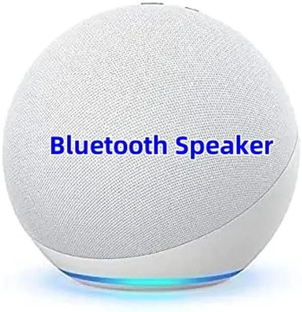 Mini Speaker Vibrant Sounding Speaker, Great For Bedrooms, Dining Rooms And Offices, Glacier White Audio System High Fidelity RGB Mini Bluetooth Speaker