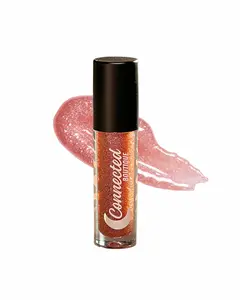 Connected Boutique - Promise pink duochrome lip gloss with duochrome glitter apple scented