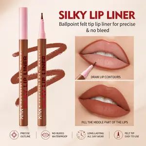 OLIBOLLA Contour Lip Liner, Waterproof Long Lasting Colored Makeup, Beginner Friendly Easy Apply Lip Pencil for Ladies