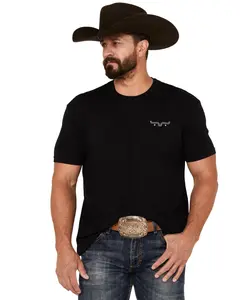 Kimes Ranch Men's American Bullseye Short Sleeve Graphic T-Shirt - Q223m122437-001-Blk