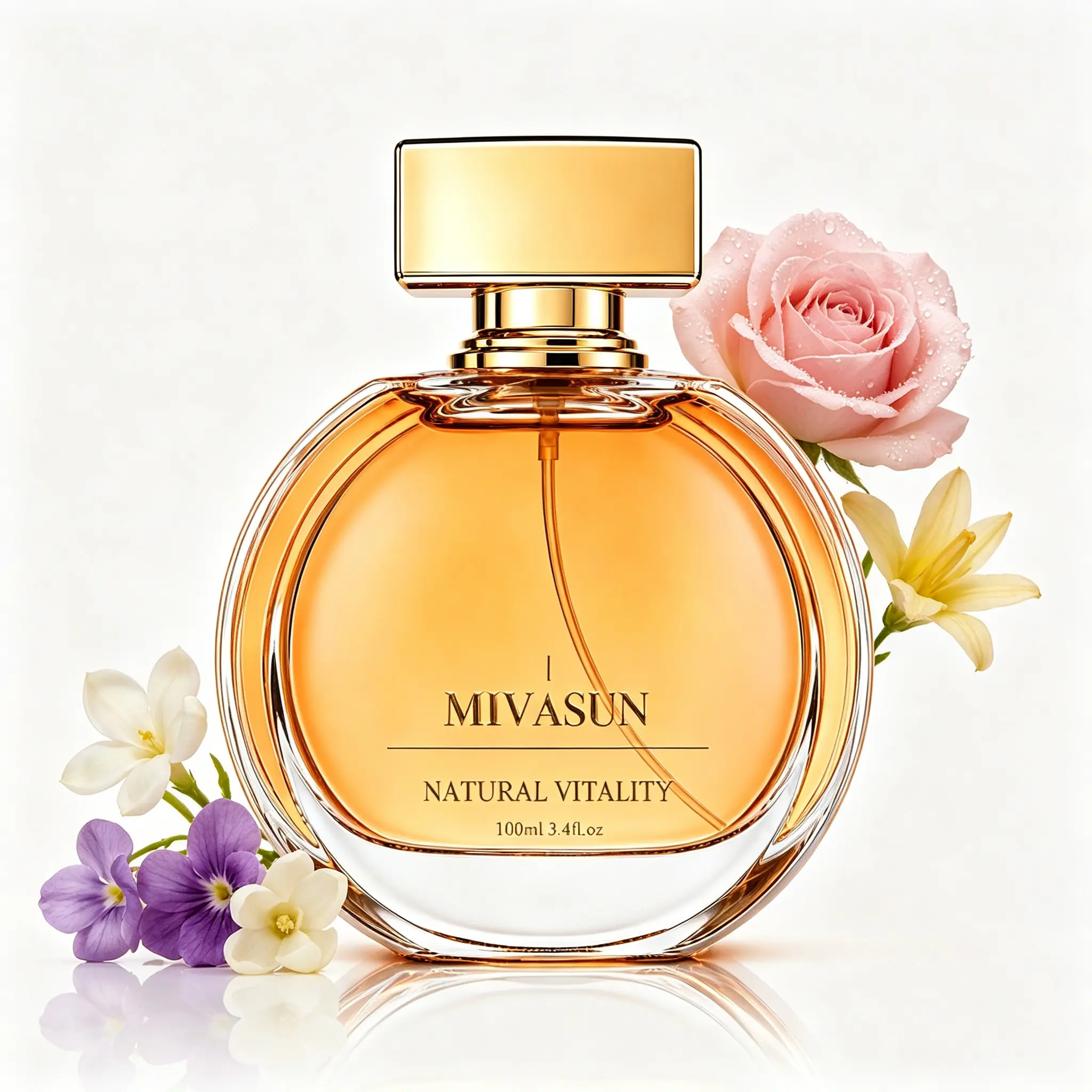 MivaSun Eau de Parfum for Women, Cruelty Free Aromatic Floral Scent with Jasmin, Long-Lasting Fragrance for Feminine Energy, 3.4 fl oz, Floral Scents Perfume, Perfumes campingessentials, Long Lasting Women Perfumes