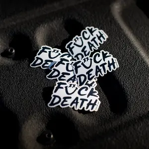 MEN'S F DEATH STICKER PACK (5 PACK)