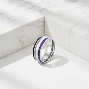 Asexual Pride Ring