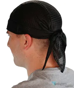 Air Flow Skull Caps - Ultimate Comfort, Ventilation, and Breathability - Black on Black