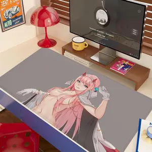 Darling in the FranXX Zero Two Mouse Pad 90x40CM non-slip Gaming Mousepad Gamer E-Sports Mouse Mat Game Mechanical Keyboard XXL Desk Mat
