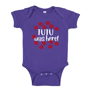 Tutu Was Here Baby Bodysuit One Piece or Toddler Shirt, Tutu Shirt, Tutu Gifts, Tutu Grandma Gift, Tutu Newborn Clothes, My Tutu Loves Me