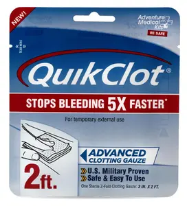 QuikClot Advanced Clotting Gauze Pad 3" x 2 Feet