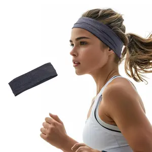 GOOGOO Sport Headbands for Women Men Non Slip Headband Workout Headbands Sweatbands Elastic for Yoga  Gym Running Sports Travel Daily Style，Pack of 1#SummerVibes