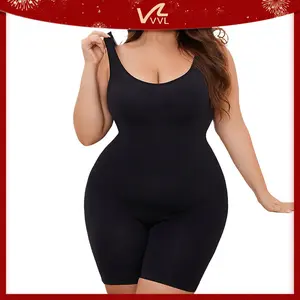 VVL Womens Shapewear, Tummy Control Butt Lifter Seamless Bodysuit, Spaghetti Strap Underwear, Comfortable Basic Minimalist Style