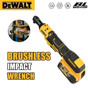 DeWALT 20V Brushless Cordless Ratchet Wrench Compact Power Tool for Car Repair Tight Space Bolt Fastening and Workshop Applications