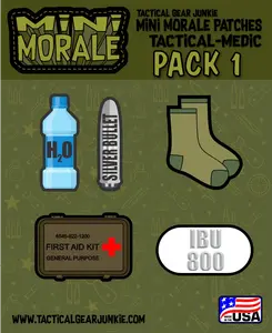 Stickers - Mini Morale - TactiMedic Pack 1