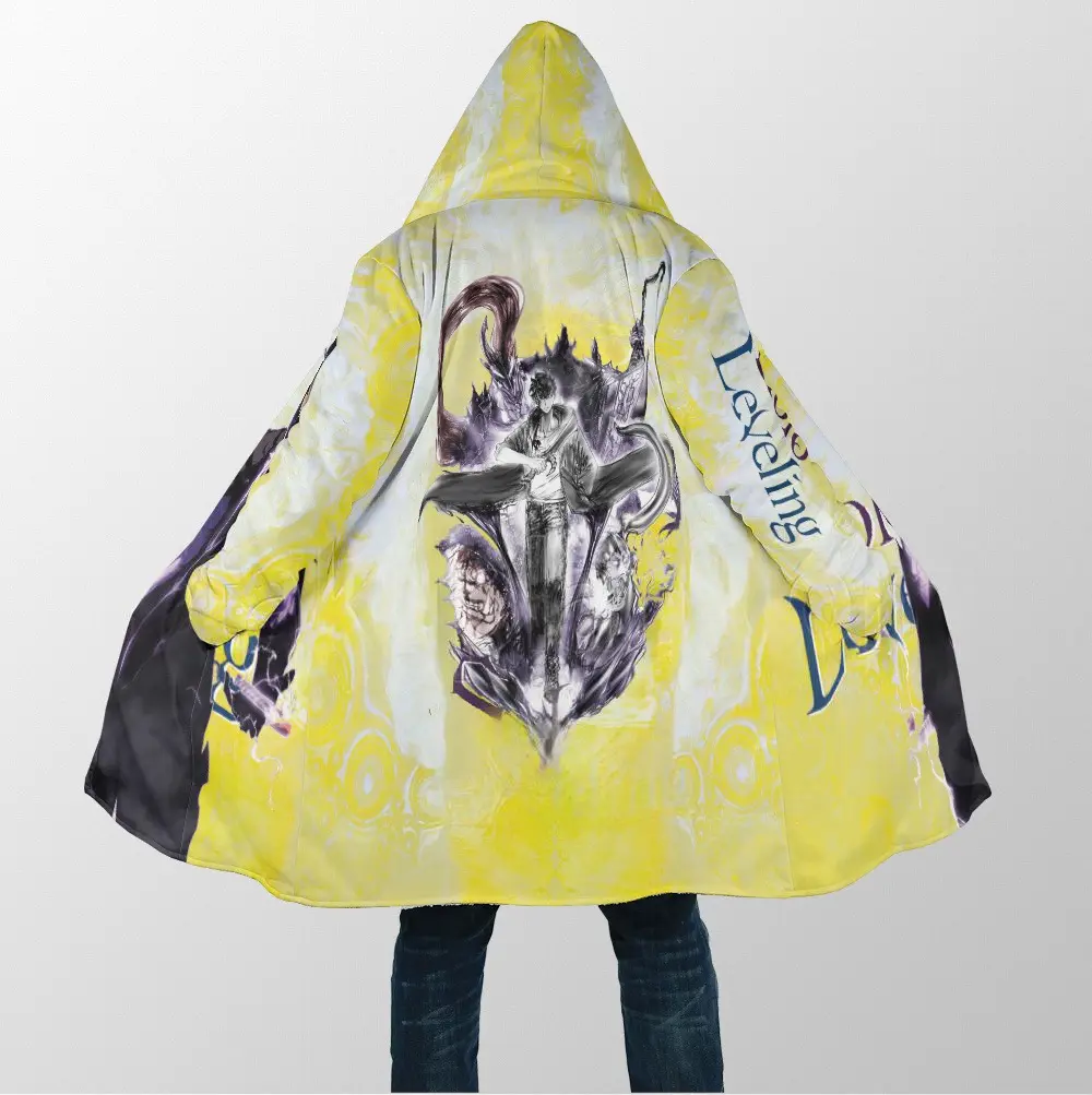 Solo Leveling Dream Cloak Coat, Anime Men's Women's Hooded coat, Fleece Jackets Coats, Gift For Men And Women