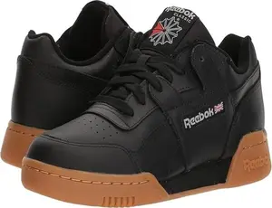 Reebok Men Workout Plus Sneaker, Black/Carbon/Classic red
