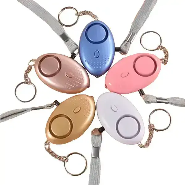 Oval Security Alarm Keychain