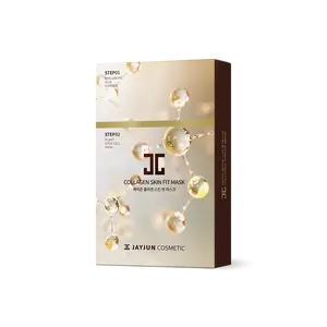 [JAYJUN OFFICIAL] Collagen Skin Fit Mask (10 Sheets) – 2-Step All in one Hydration & Firming Ritual with Hyaluronic Acid & Marine Collagen 0.84 fl. oz.