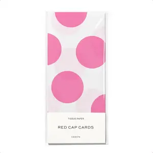 Pink Dots Tissue Paper