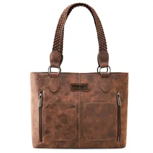 Wrangler Distressed Tote Bag for Women Western Purse Multi Pockets Handbags and Shoulder Bag Wrangler Distressed Tote Bag for Women Western Purse Multi Pockets Handbags and Shoulder Bag