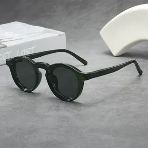 1pc Retro Classic Round Sunglasses, Designer Style Fashion Eyewear Unisex Sun Shades for Men Women