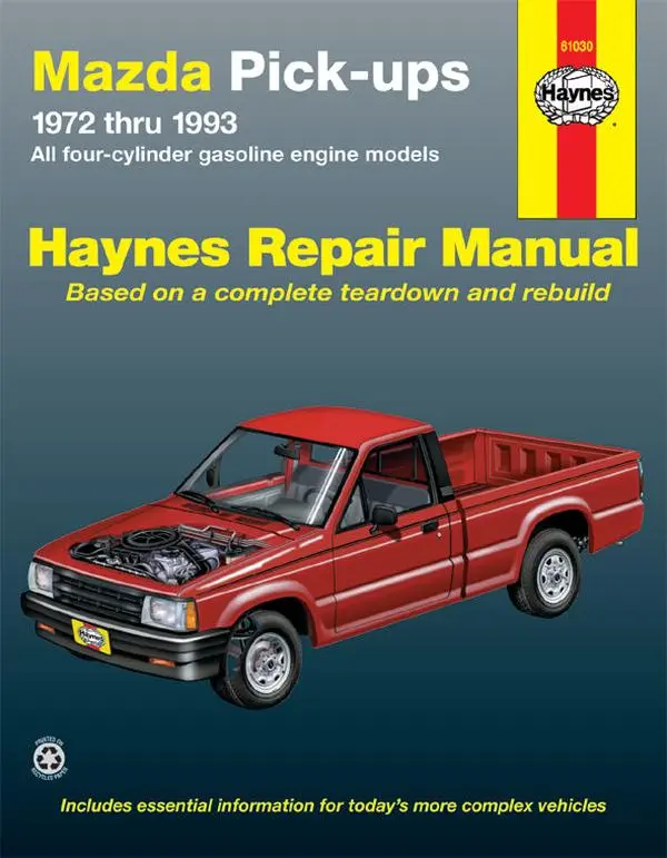 Mazda Pick-ups with Gas Engines (72-93) Haynes Repair Manual