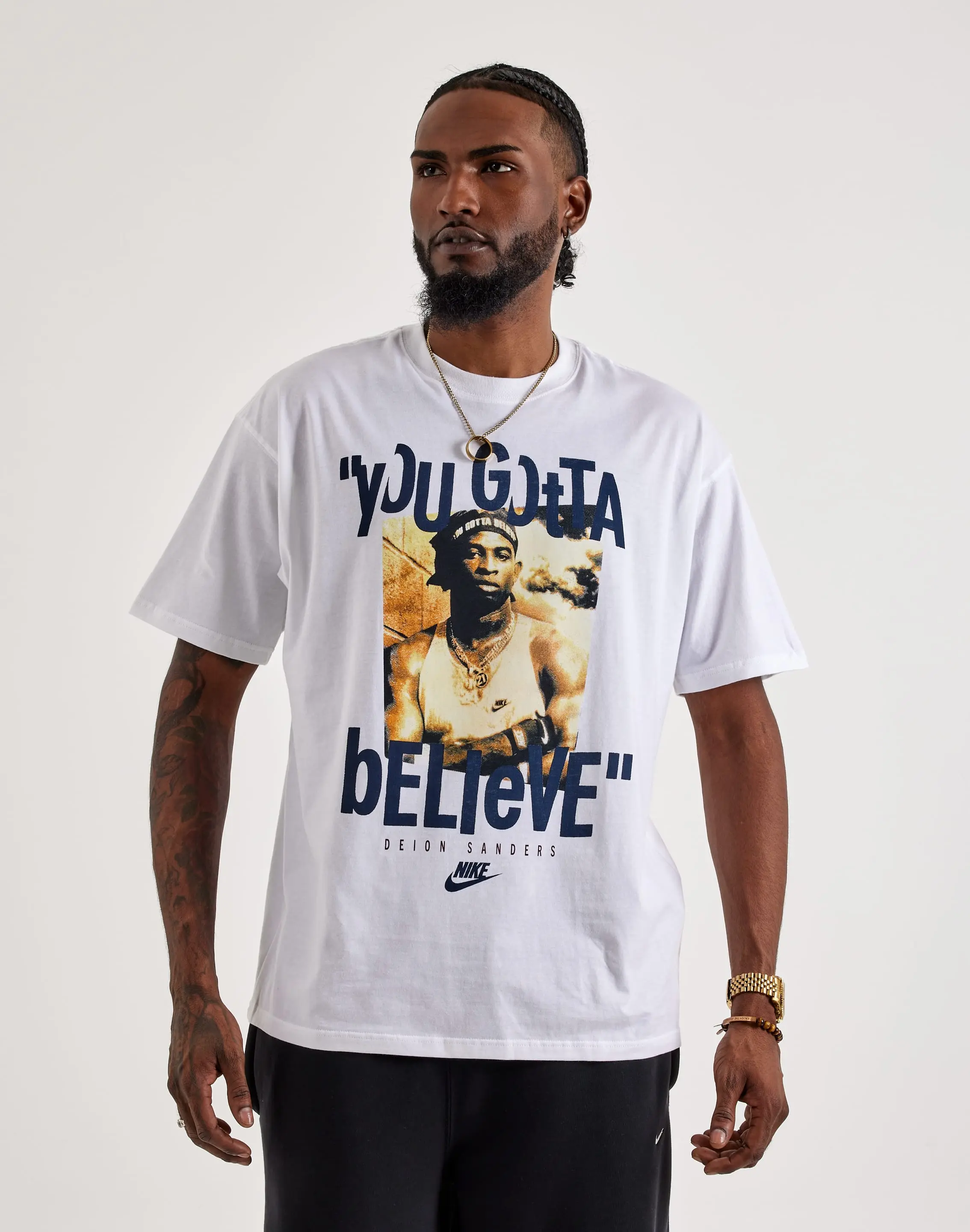 Mens Nike Deion Sanders You Gotta Believe Tee