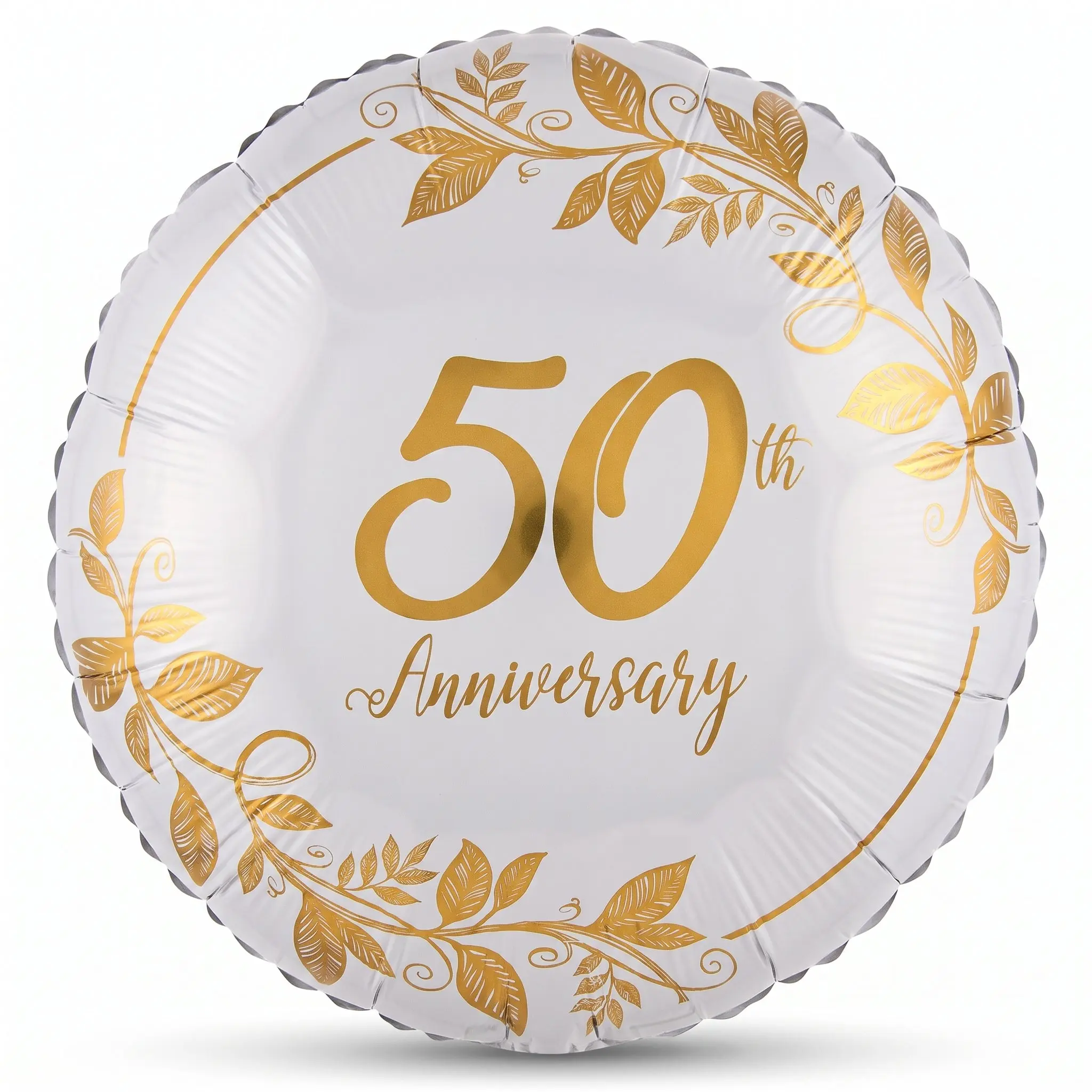 Elegant 50th Anniversary Foil Balloon