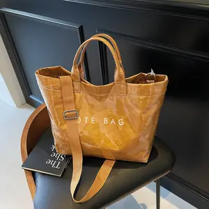 A Bag That Says It All - - Eye-catching, minimalist “TOTE BAG” theme print，The Practical Carryall for an Active Life - Multipurpose, Large Opening, Effortlessly Stylish，tote bag for women