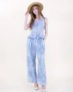 TWO PIECES SET (Price Includes Full Set) Tailored Button Vest & Wide Leg Pants Set – Women’s Chic Minimalist Matching Outfit