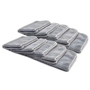 [Elite] Microfiber Detailing Towels with Silk Edge (16 in. x 16 in. 360 gsm) 10 pack