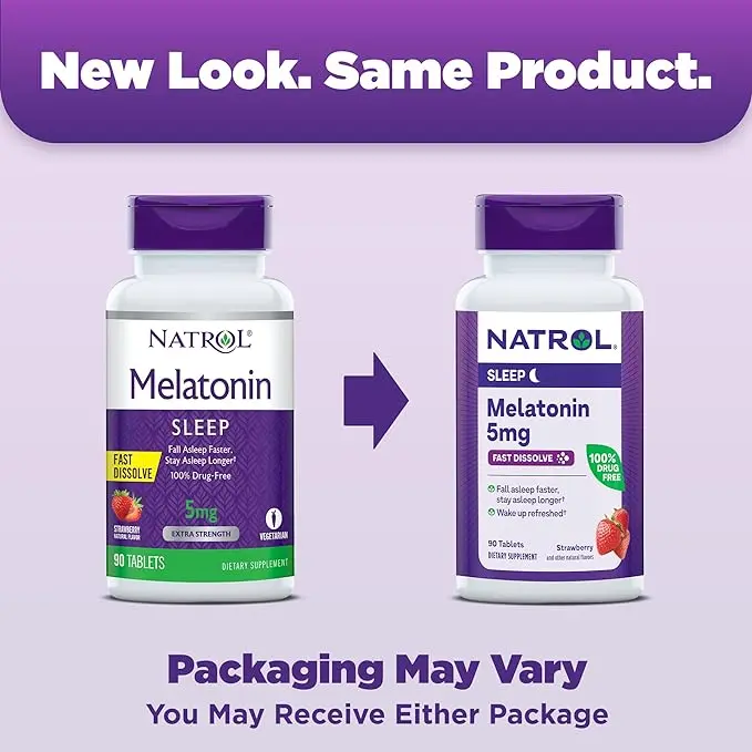 Melatonin 5mg Supplement for Restful Sleep