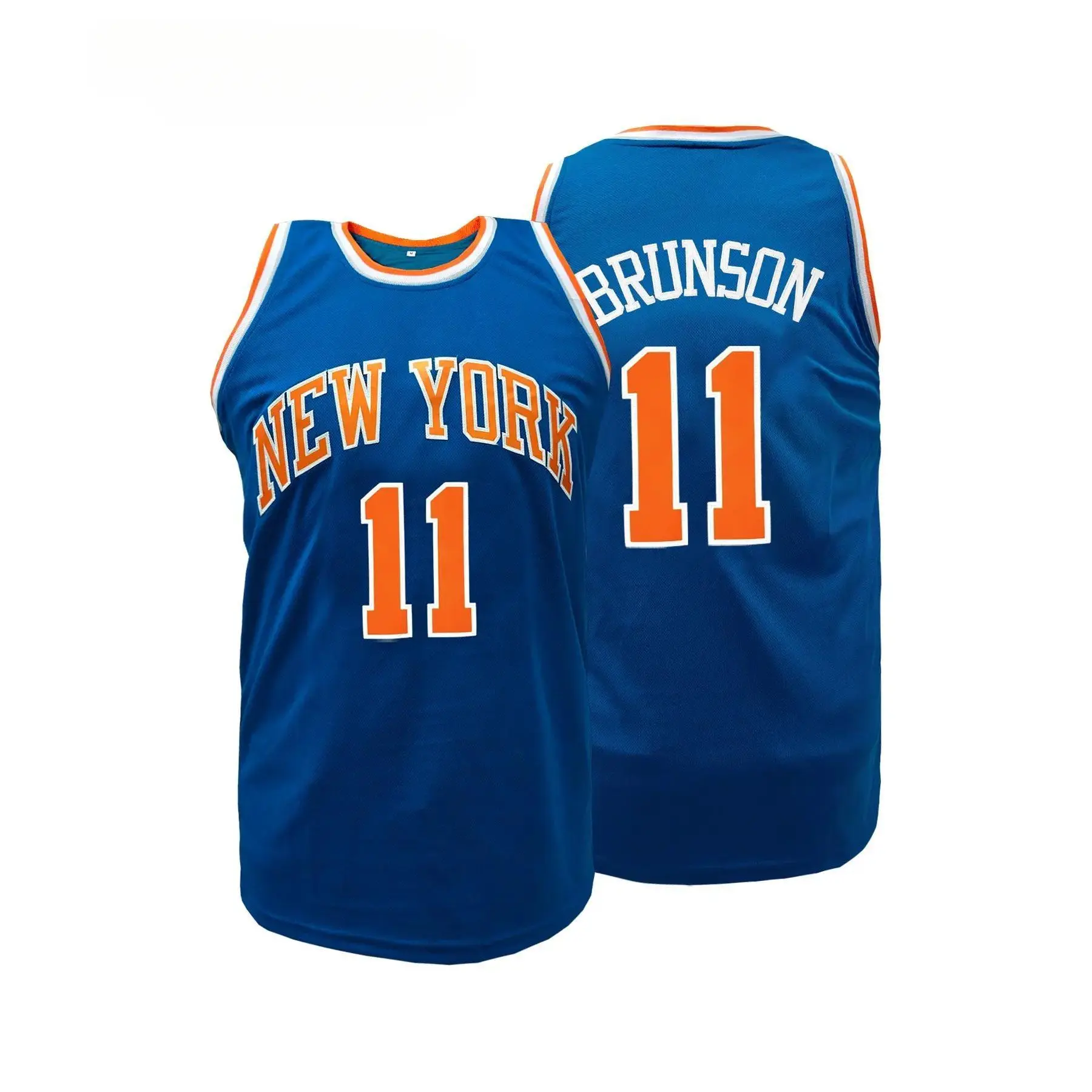 Men's New York Basketball Jersey Brunson 11 Stitched Breathable Sports Vest Game Day Fan Gift