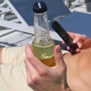 Nightcap Bottle Tops - Multi-Purpose Bottle Covers to Prevent Pills, Powders, and Liquids from Being Dropped into Your Drink