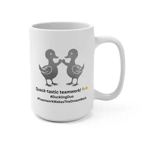 Quak-tastic Duckling Duo Ceramic Mug 15oz