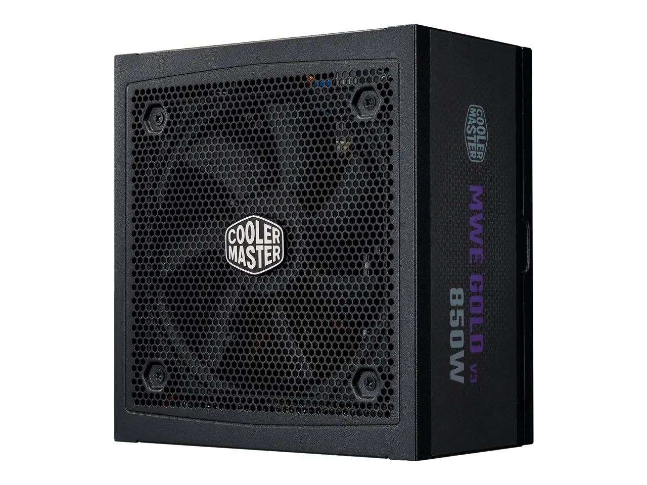 Cooler Master MWE Gold 850 V3 Fully Modular Power Supply - 850W 80+ Gold Certified PSU, Cybenetics Platinum, 90° 12V-2x6 PCIe 5.1, ATX 3.1 Support, Low Noise Zero-RPM Mode, 10-Year Warranty