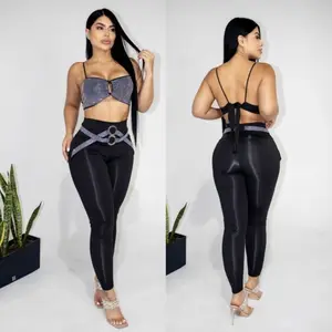 Colombian leggings cinto cruzado