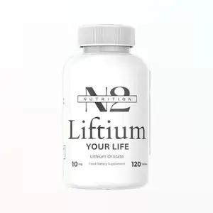 Liftium️ (Lithium Orotate) (10 mg serving) (5 mg per Tab) 120 Tablets Dietary Supplement Wellness Supplement  Edible Brain Health
