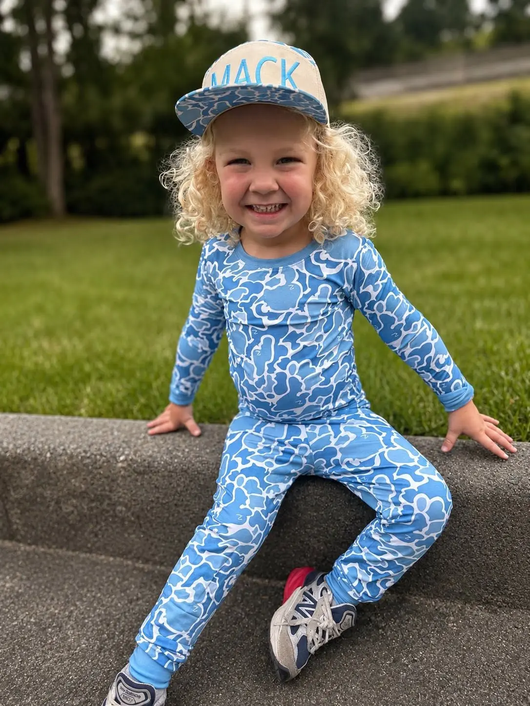 Southern Boy Camo Bamboo Two Piece Set
