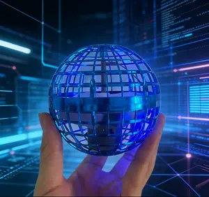 NEW--Sports puzzle toys- Levitating Flying Ball with Lights