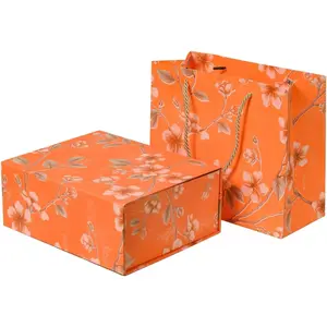 Luxurious  Box, 9.8"x7.9"x4"  Closure Rectangle Collapsible Box for Christmas,Valentine's Day and Anniversaries