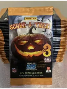 LIVE FLEX Supplemental PYD Score-a-Treat Football Cards Mini Pack Full Size Autographed Lids with Certificate of Authenticity for Collectors
