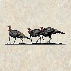 Three Birds Wild Turkey Hunting Sticker