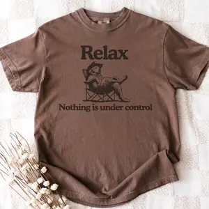 Comfort Colors Chill Golden Retriever Vintage Shirt - Relax Nothing Is Under Control Golden Retriever Tee, Golden Mom Tee, Golden Dad Shirt, Goldie Dog T