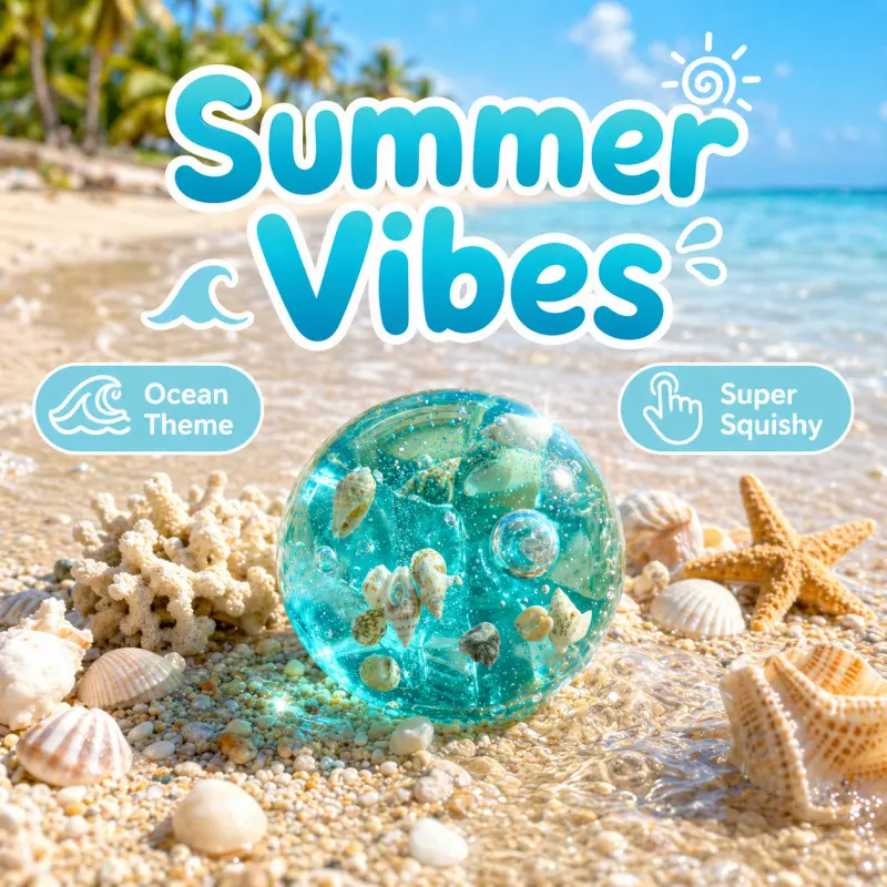 Moldable Transparent Ice-Skin Ice Cube Fidget  - Slow-Rebound, Finger-Operated, Portable Stress & Anxiety Relief Handheld Toy, Great Gift for Office & Study