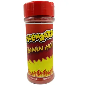 SPICEMASTERS: Flamin’ Hot Seasoning Powder – 3.52 oz Medium Spicy Flavor for snacks SPICEMASTERS: Flamin’ Hot Seasoning Powder – 3.52 oz Medium Spicy Flavor for snacks