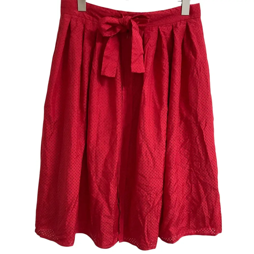 Pre-owned FENDI Silk Small Leather Goods Flare Skirt
